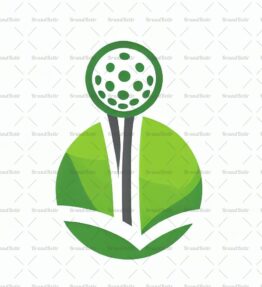 Golftee und Ball